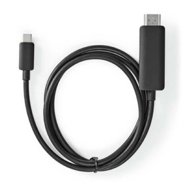USB TYP C HAN TILL HDMI MAN KABEL 2M (USB C 3.2 Gen1) 4096 x 2160 -4K vid 60 Hz
