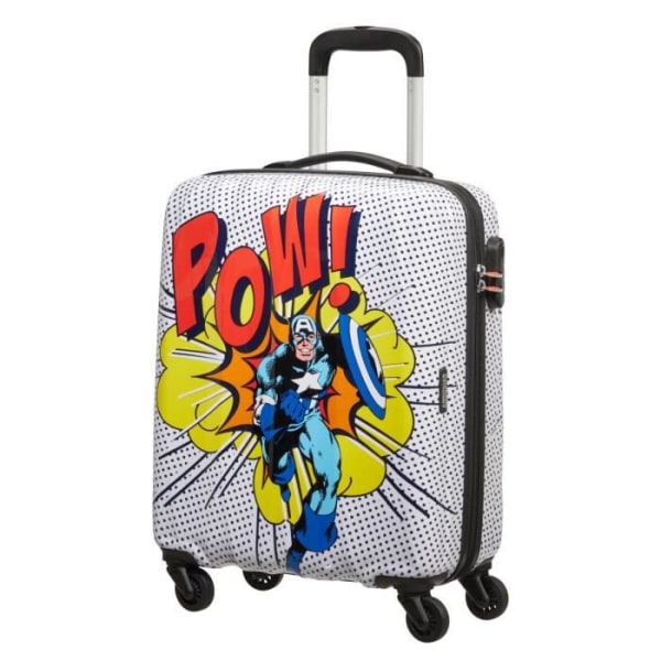 American Tourister Marvel Legends Spinner 55/20 Alfatwist 2.0 Trolley Captain America Pop Art [177668] - resväska resväska eller bagage