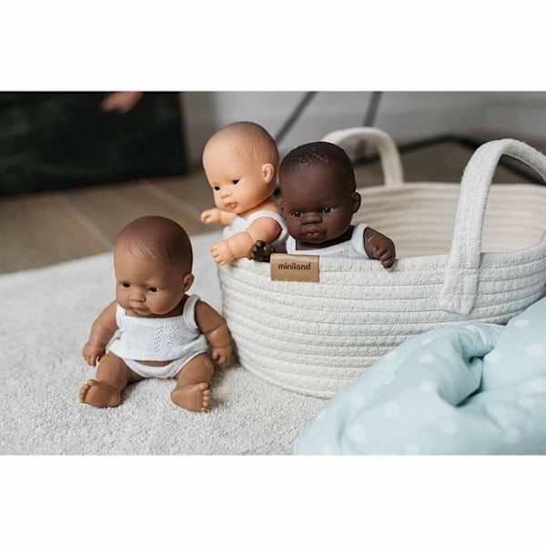 Liten pojke babydocka - 21 cm - latinamerikansk Flerfärgad