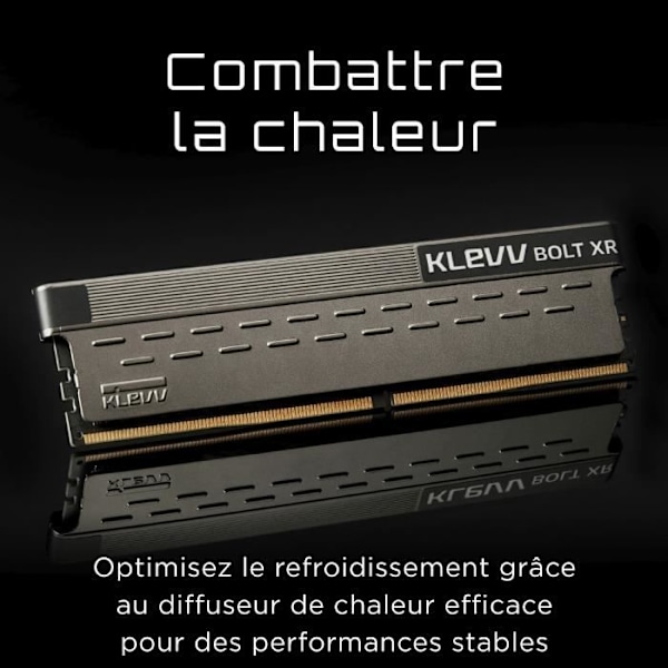KLEVV - 8GB BOLT XR GAMING RAM MODULE DDR4 4000MHZ PC4-32000 OBFUFFERAD ICKE-ECC 1,4V 1GX8 CL19
