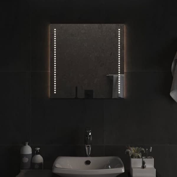 vidaXL LED Badrumsspegel 50x50 cm