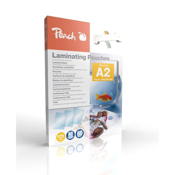 Plast för Peach-laminator