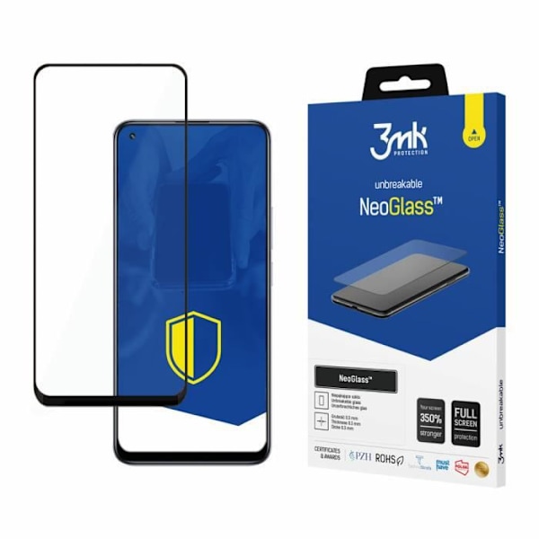 3MK Realme 8 4G skyddsglas - NeoGlass™ - transparent - TU