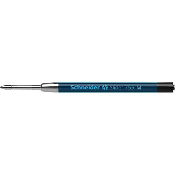 Schneider SLIDER 755 Refill kulspetspenna Format G2/ViscoGlide® M/svart/permanent 10-pack - 4004675056696