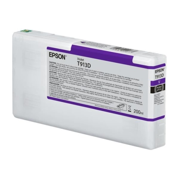 Epson T913D 200 ml lila bläckpatron för SureColor SC-P5000 Violet, SC-P5000 Violet Spectro