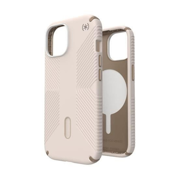 Coque - Speck - Predisio2 Grip - iPhone 15/14/13 - Beige/Guld - Hög skyddsnivå Beige/guld