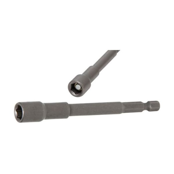 Slaghylsa, sexkant, extra lång för borr 6,3 mm (1/4") 8 mm