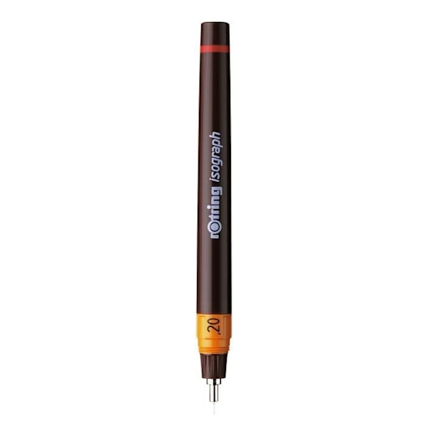 rOtring Isograph teknisk ritpenna, 0,20 mm Brun 0,20 mm