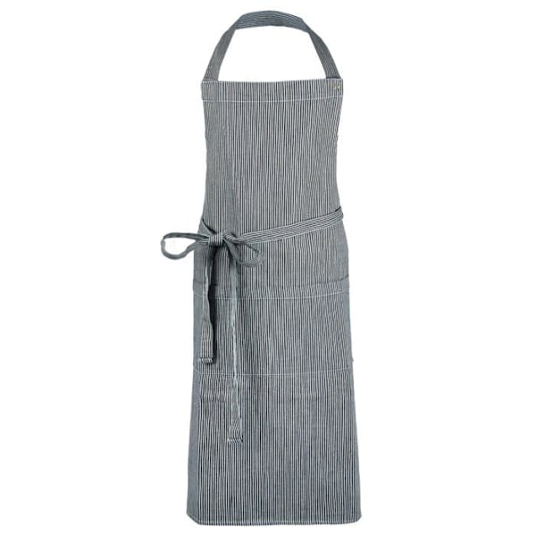 Zollner - 4123-3604-075100-996 - Kökförkläde, Grillförkläde med fickor, justerbart, svart vitt