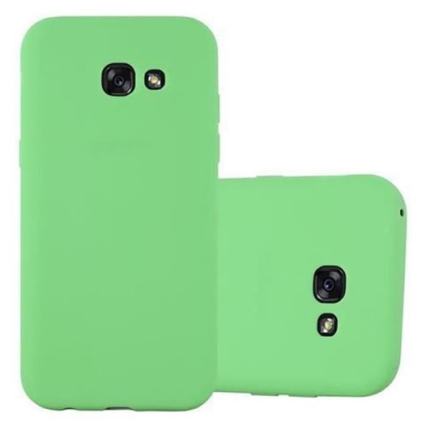 Samsung Galaxy A5 2017 (7) Fodral CANDY PASTELL GREEN Cadorabo DESIGN CANDY Cover TPU Silikonskydd Fodral Skal Ultra Slim Bumper