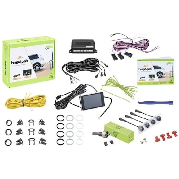 Backkamera - VALEO - 632201 - Kit n°2 Beep&Park 4 sensorer + LCD-skärm