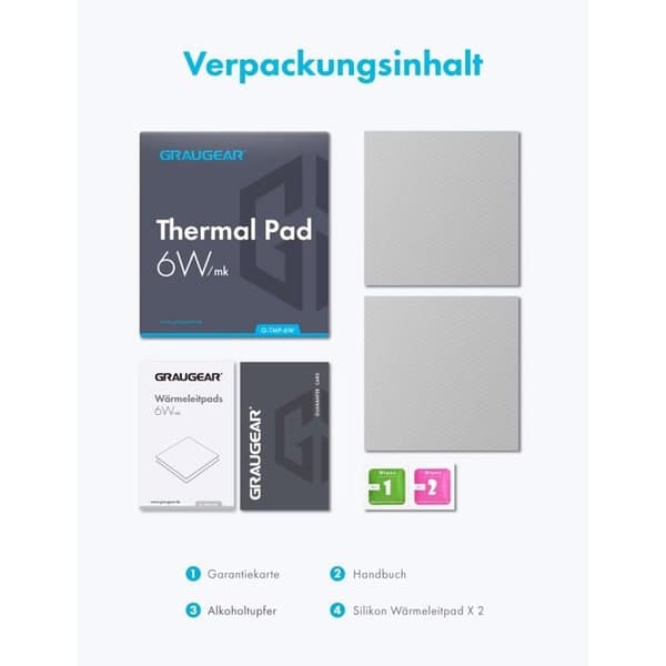 Graugear värmeledande pad för CPU