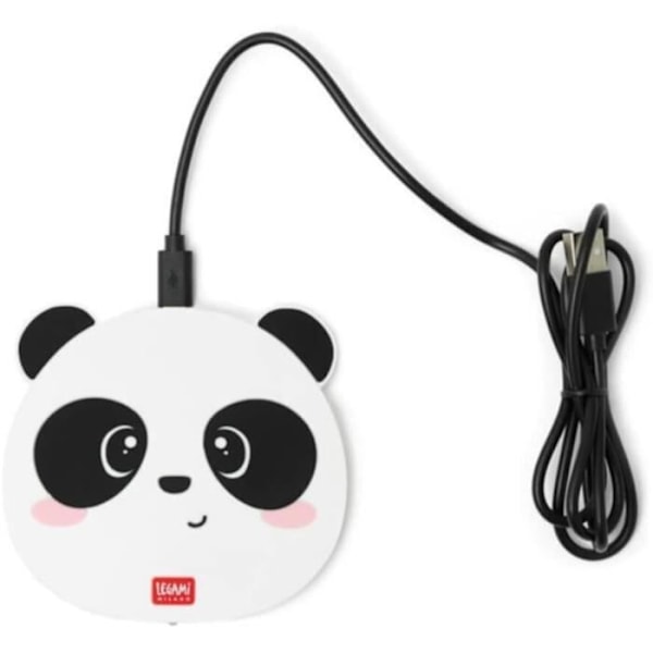 Legami Super Fast 40032431 Trådlös Laddare för Smartphone, Mångfärgad Panda