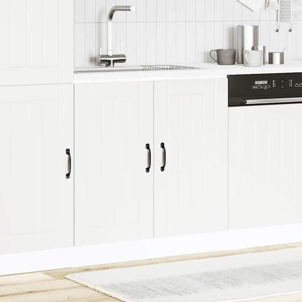 vidaXL Handfatsskåp Lucca vit ingenjörsträ 853687