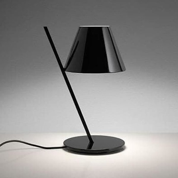 LA PETITE-Bordslampa Metall H37cm Shiny Black Artemide - designad av Quaglio Simonelli Ø 19cm / H 37cm / L 26cm