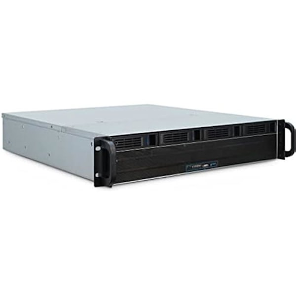 Lagringsstöd 2U - Inter-Tech - 2404L - S-ATA - Svart - 48,3 cm