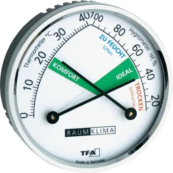 Termo-hygrometer TFA krom