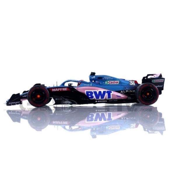 Samlarbil i miniatyr - SOLIDO - ALPINE A522 - Australia GP 2022 - Blå / Rosa - 1/18 Blå/rosa