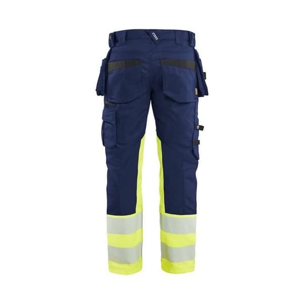Högsynlig stretch arbetsbyxa Blaklader - BLAKLADER - Herr - Marin/gul - Blå Marinblå/gul 44