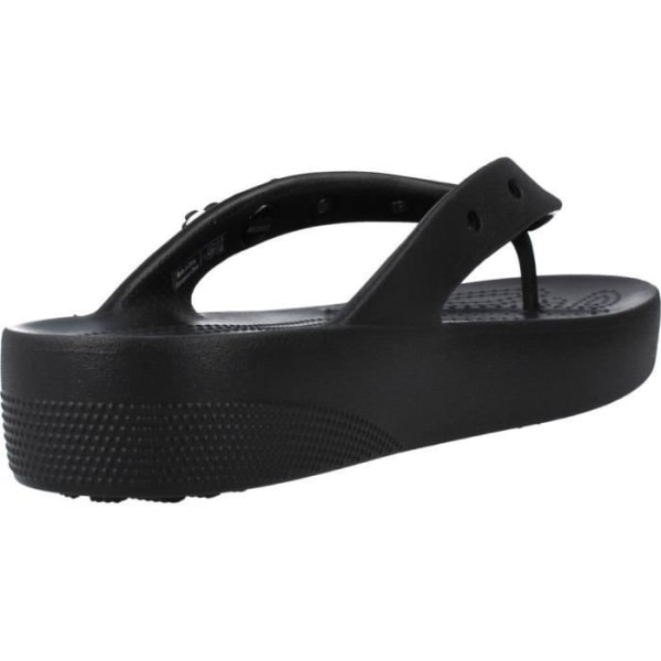 Flip Flops för kvinnor - Crocs 123152 Svart - Gummisula - Tillverkad i Kina Svart 36
