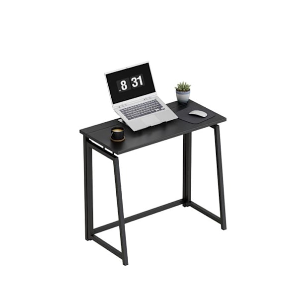 Fällbart skrivbord - MARK ADLER - Ledare 1.5 - Svart - Kompakt - Ergonomiskt - Idealisk för distansarbete Svart