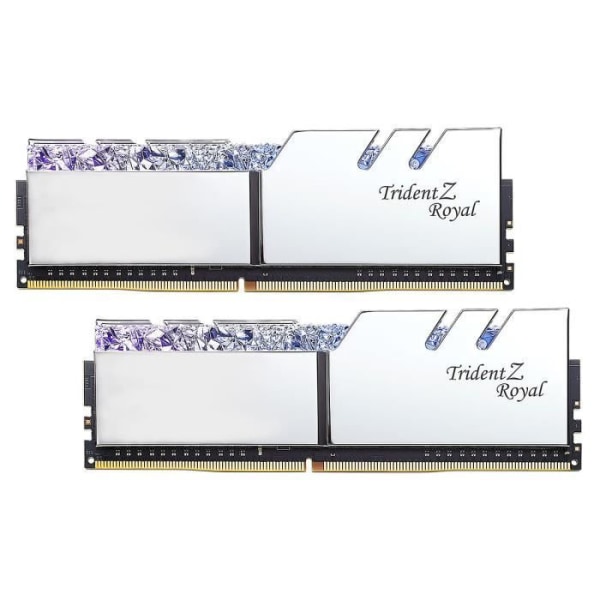 G.Skill Trident Z Royal 64 GB (2 x 32 GB) DDR4 3600 MHz CL16 - Silver - Dual Channel Kit 2 DDR4 RAM-minnen PC4-28800 - F4-3600