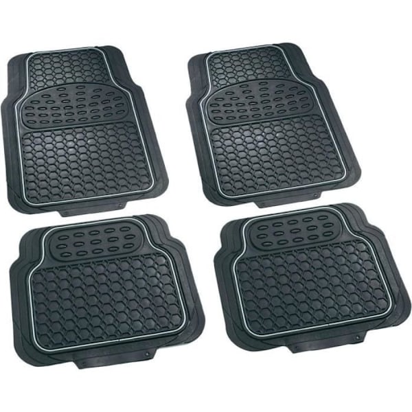 Bilmatta - Universell - Set med 4 - Svart - PVC - Universell