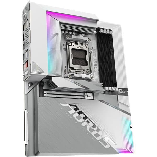 Moderkort - GIGABYTE - B650E AORUS STEALTH ICE - AMD AM5 - DDR5 - Wi-Fi 7