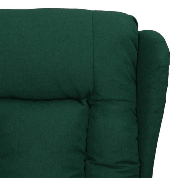 Mörkgrön Recliner Stol Tyg