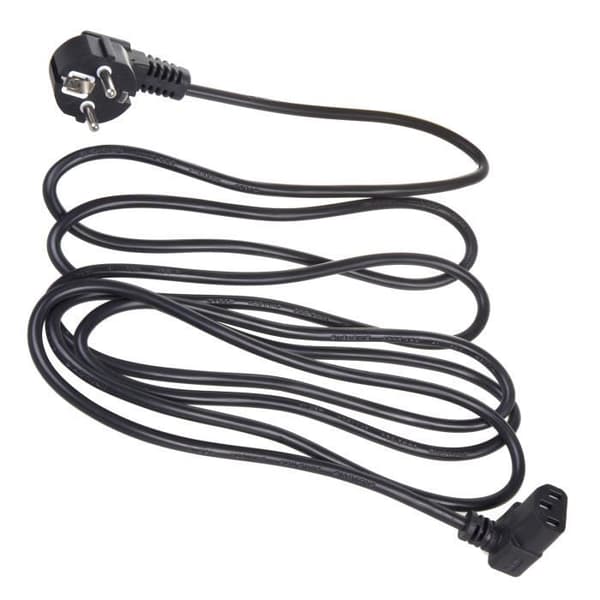 Strömkabel - Maclean - MCTV-851 - Böjd - 1,5m - 3 stift EU