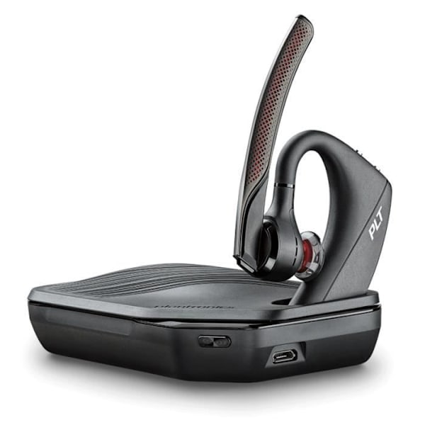 Plantronics Voyager 5200 Bluetooth-headset med bärbart strömfodral