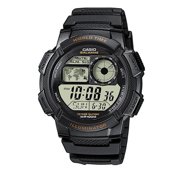 Casio kollektion herrklocka - AE-1000W-1AVEF Svart