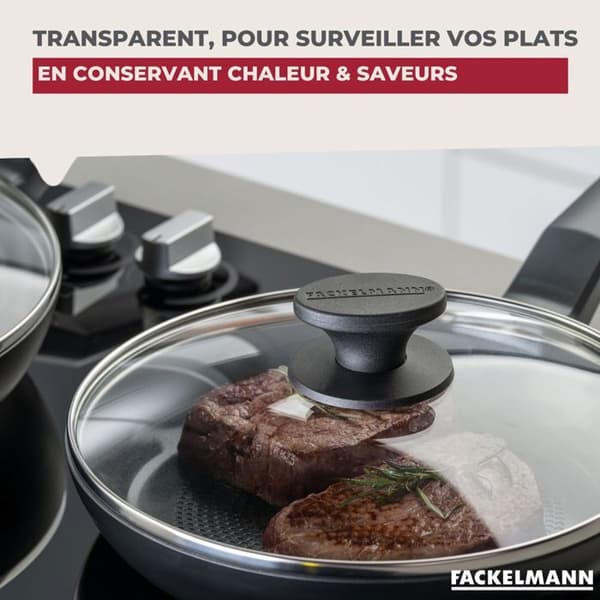 Bakglas 28 cm Fackelmann Grå, Svart, Klar