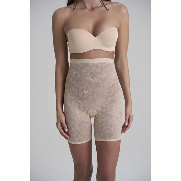 Kort spetsunderklänning dam Bye Bra - beige beige M