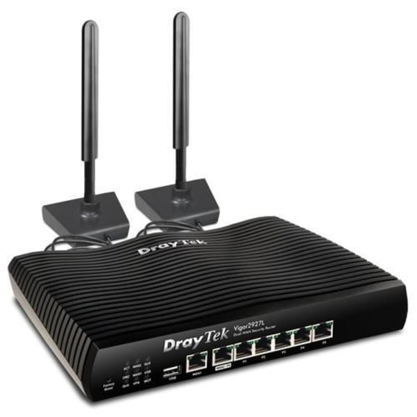 Draytek Vigor2927L 3G 4G Gigabit Ethernet trådlös router - Svart