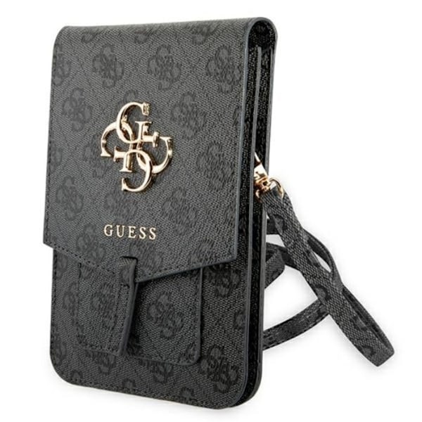 Guess 4G Big Metal Logo Phone Bag - Väska med smartphonefack (svart)