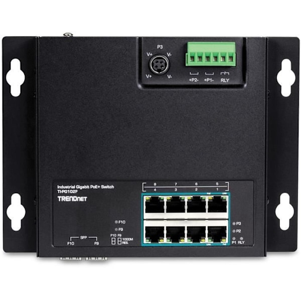 TRENDNET TI-PG102F GIGABIT ETHERNET NÄTVERKSSWITCH (10-100-1000) N