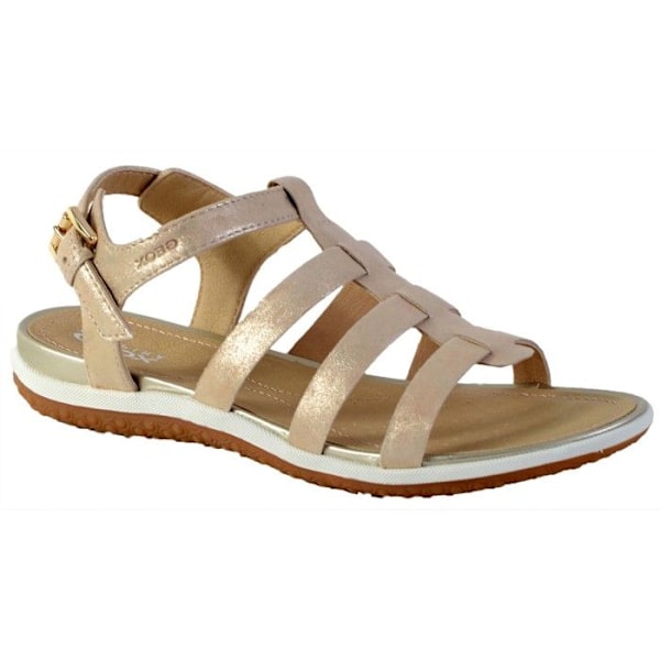 Sandaler - Geox - Dam - Läder - Beige - Platt Klack 4cm Beige 41