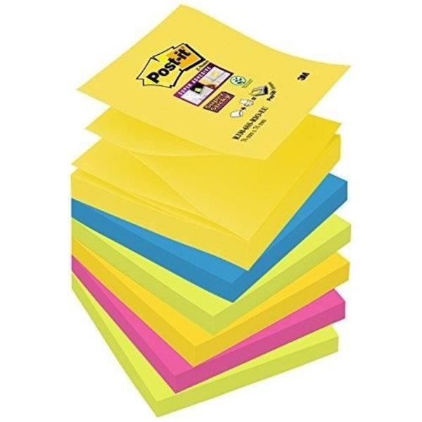 Bloc-notes - POST-IT - Rio - 6-pack - Super Sticky - 76 x 76 mm Rio färger