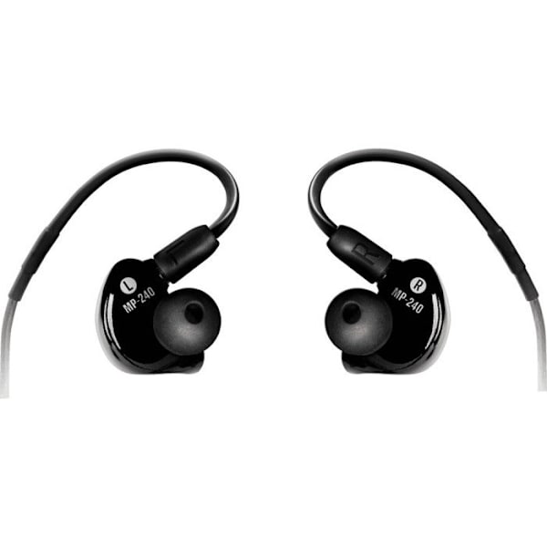 In-ear hörlurar - Mackie - MP-240 - 2-vägs hybrid - Ergonomisk - Skärmad kabel