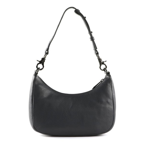 Axelväska - MANDARINA DUCK - Mellow Leather - Kalvskinn - Mörkblå - 24x15x8 cm mörkblå