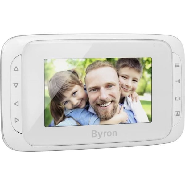 Accessoar för intercom - BYRON - DIC-22805 - Trådlös - Video - 4,3 tum Vit
