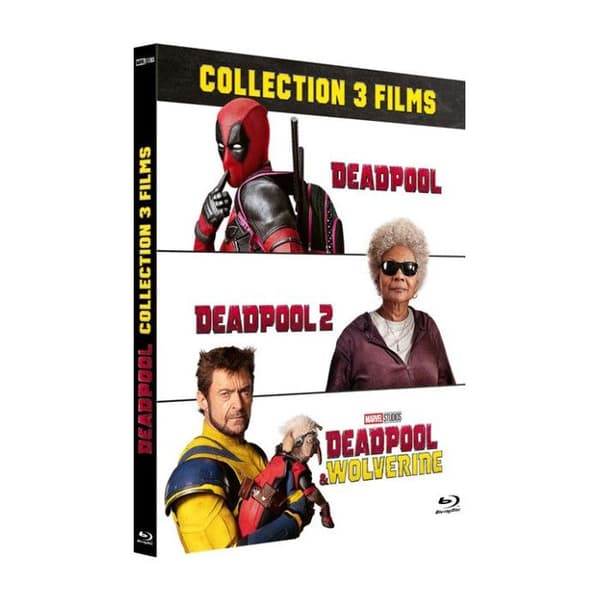 Coffert Deadpool Samling 3 Filmer Blu-ray