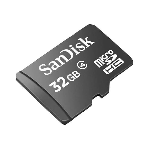 SANDISK flashminneskort - 32 GB Klass 4 - Micro SDHC svart