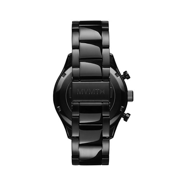 Mvmt - 28000232-D - Analog multifunktionskvartsklocka för män med svart armband i rostfritt stål -