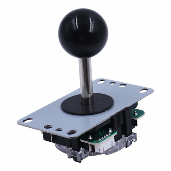 Sjjx - 822a - SJJX Zero Delay Arcade DIY Kit delar USB-kodare till PC Joystick 5Pin Rocker + 10st svarta tryckknappar svart