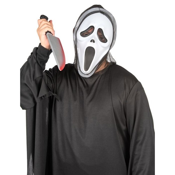 Mask med huva - Scream - Vuxen - Vit - Inredning