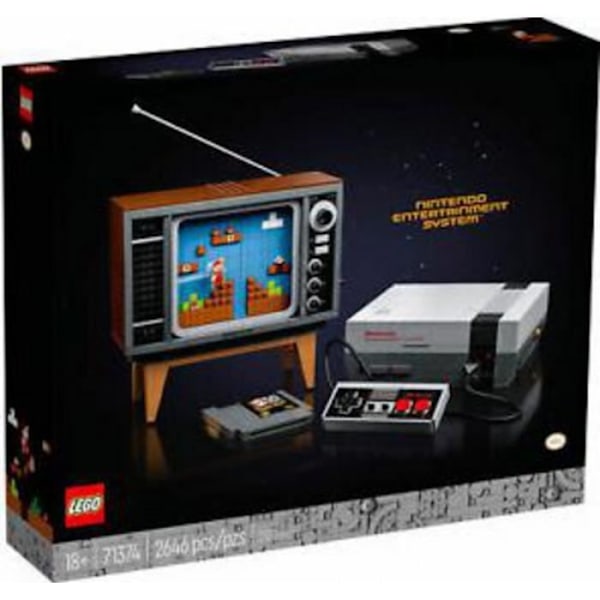 Byggleksak - LEGO - 71374 - NES-konsol - Retro TV - 18 år och uppåt Flerfärgad