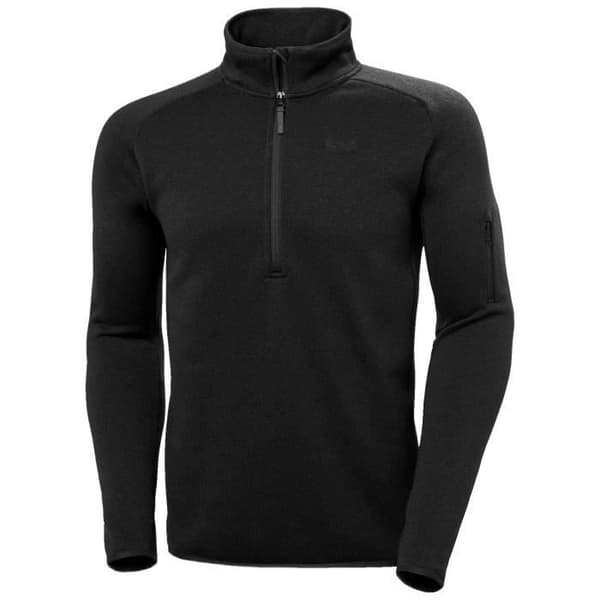 Helly Hansen Varde 2.0 1/2 blixtlåsfleece - svart - S Svart S
