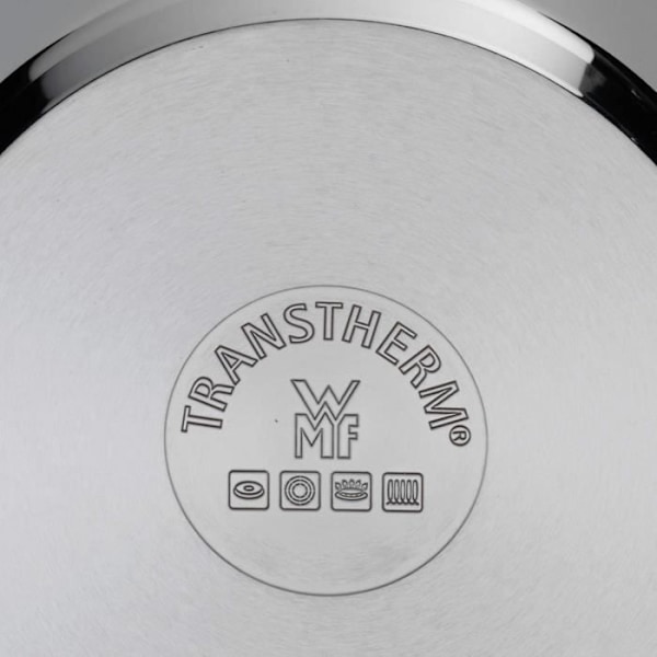 WMF Faitout Bas med Lock, Rostfritt Stål, Silver, 24 cm - 721246380